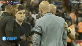 利物浦vs伯恩茅斯第30分钟一度中断，塞梅诺遭种族歧视